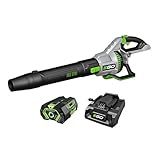 EGO POWER+ Leaf Blower, Cordless Electric 756 CFM, Includes 56V 5.0Ah Battery and Charger - LB7654