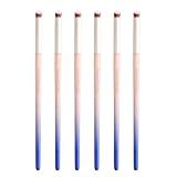 HYWWPFLAY 6pieces Ombre Nail Brush Wood Nail Pen Ombre Brush for Gel Nails Nail Gradient Brush Nail Design Brushes Nail Painting Kit Nail Art Tools Acrylic Nail Accessories