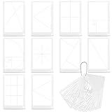 10 Pcs View Finder Golden Ratio Composition Tool, Golden Triangle Fibonacci Rule of Thirds Composition Tools Credit Card-Sized View Tool for Photography Painting Drawing Fits in Wallet or Camera Bag