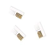 TEONEI Nail Drill Bit Wire Cleaner Brush, Nail Art Cleaner Tool for Salon or Home Use, 3Pcs