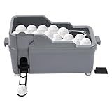 HAPPCUCOE Golf Ball Dispenser,Automatic Golf Ball Dispenser Automatic Tee Up Machine,Powerless Automatic Machine Electricity-Less Golf Training Tool,Not Include Clubs (Grey)
