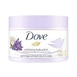 Dove Exfoliating Body Polish Body Scrub Crushed Lavender & Coconut Milk 10.5 oz