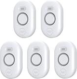 5 Pack Water Leak Detectors for Home, 100dB Water Sensor Alarm for Basement
