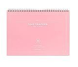 PAPERIAN Believe TIME Tracker - A4 Size Wirebound Undated Study Planner/to do List/Scheduler (Pink)