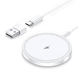 Magnetic Wireless Magsafe Charger iPhone: Charging Pad for iPhone 17/16/15/14/13/12 Series & AirPods Pro 4-2, Strong Magnet, Dual Ports, Case-Friendly, Lightweight for Travel Home Office Desk