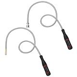 Yalofey Flexible Magnetic Pickup Tool, 2pcs Powerful Magnetic Sweeper Pickup Tool, 21"Long Flexible Bendable Magnetic Pickup Tool for Hard to Reach Car Keys Bolts Nuts Usb Screws