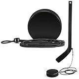 Arrowbash Hockey Trainer Field Ball for Solo Training, Off-Field Speed Training System Hockey Stick Handling Pucks Portable with Sturdy Bungee Line for Floor Ice