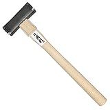 KAKURI Carpenter Hammer GENNO 13 oz (375g) Japanese Cypress Wood Handle, Woodworking Hammer Tool for Chisel, Plane, Nail, Heavy Duty Japanese Carbon Steel Square Head Sivler, Made in JAPAN