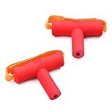 T-Shaped Grip Tools - The Kind Mind Company™ Adaptive Art, Accessibility Aid for Kids & Adults, Mobility Aid for Painting, Drawing, Gripping - Small, 2-Pack