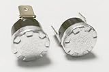 FONALU 661566 W10339474 85C° Dishwasher Fuse Upper Limit Temperature Controller Suitable for Kenmore/Whirlpool/KitchenAid/Maytag Dishwasher(2Pcs)