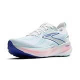 Brooks Women’s Glycerin GTS 22 Supportive Running Shoe - White/Limpet Shell/Amparo Blue - 10.5 Medium
