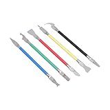 2Set 5 in 1 IC Chip Repair Thin Blade,CPU NAND Remover,BGA Maintenance Knife Glue Remover,Anti-Static Alignment Tool Kit(Remove the 5-piece set of CPU glue removal)