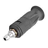 High Pressure Washer Nozzle, 1/4 inch Quick Connector Rotating Adjustable Water Spray Angle Sector and Column Shape