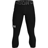 Under Armour Men's Armour HeatGear 3/4 Leggings , Black (001)/Pitch Gray, Medium