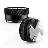 MHW-3BOMBER Espresso Distribution Tool 51mm, Espresso Distributor fit 51mm Portafilter, Depth Adjustable Coffee Distributor, 4-oar SUS304 Base, CD Espresso Leveler,T5251L4-OS