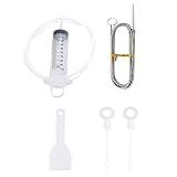 HEXJOZEI 6 Pcs Reusable Fridge Cleaning Tool - Refrigerator Drain Hole Clog Remover Kit, Clean Drain Outlet