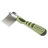 Coastal Pet Safari Dog De-Matting Comb - Serrated Stainless Steel Grooming Tool for Dogs with Medium to Long Hair - Keeps Coats Smooth & Soft - One Size