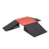 Elevate Outdoor Polypropylene Mini EZ-Link 6-Piece Skateboard Set with Slopes for Scooters, BMX Bikes and RC Cars - 600 lb. Maximum Weight Capacity