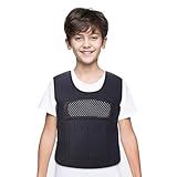 Weighted Vest for Kids(Ages 5-9, Medium) – Fully Adjustable Sensory Compression Vest for Children with Autism, ADHD, SPD - Includes 3lb Removable Weights