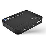 OREI 4K 3 Port 3x1 HDMI Switch, 2 HDMI + USB-C Input Connect Laptop, PC, Computers, Phones, Gaming, Streaming Devices on One Display TV Monitor - UltraHD HDCP 2.0