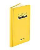 AdirPro Proffesional Engineers Field Surveying Book Standard Size - Engineering Computation - Grid Paper Notebook - Scientific Notebook - Graph Paper 4 ⅝ x 7 ¼ (12 Books) Yellow