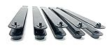 Metal Magery 5 Piece 6" Hole Finder Tools Sheet Metal Strap Duplicator Kit Includes #40, #30, #21, #10, & 1/4"