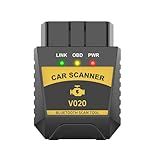 ZIMISI OBD2 Scanner Reader, Car Code Reader Connect to Phone, Auto Diagnostic Scan Tool, OBD2 Scanner for Reset/Clear Car Engine Error Code, Fits iPhone & Android