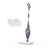 Shark Steam Pocket Mop with 2 Washable Double-sided Pads, Steam Sanitization, Swivel Steering, Lightweight, Steam Cleaner for Sealed Hard Floors, Hardwood, Marble, Tile, Purple, S3501