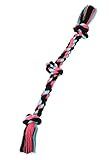 Mammoth Flossy Chews Rope Tug – Premium Cotton-Poly Tug Toy for Dogs – Interactive Rope Toy (Colors May Vary)