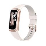 ZKSSGY Fitness Tracker with 24/7 Heart Rate Blood Oxygen Sleep Monitor,Activity Tracker with 1.1" AMOLED Touch Color Screen, Multiple Sport Modes Step Counter,IP68 Waterproof for Women Men (Beige)