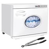 ROMECH 23L Hot Towel Warmer Cabinet, Professional Towel Heater with LED Temperature Display Setting, Extra Large Capacity Towel Warmers for Spa Massage Salon Home (White, 23L)