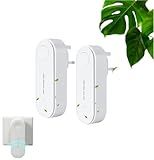 2PCS Magair Air Purifie, Magair Air Purifier Plug In With Replacement Filter, Suitable For Bedrooms, Toilets, Closets, Pet Room (White)