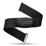 COOSPO Heart Rate Monitor Chest Strap, Bluetooth and ANT+ HRM Sensor, IP67, Compatible with Peloton, Zwift and Fitness Apps for Running and Cycling