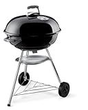 Weber Jumbo Joe Premium Charcoal Grill, 22‑Inch, Black – Portable Outdoor BBQ Grill with Durable Plated Steel Grates, Porcelain‑Enameled Bowl & Precision Airflow Control