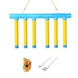 asfanst Reflective Drop Stick Challenge Game, Hand Eye Coordination Reflex Training Toy, 3 Adjustable Speed Modes, Catching Sticks Game for All Ages (Blue)