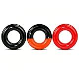 LH90H Golf Swing Weight Rings (3-Pack) – Donut‑Style Weighted Warm‑Up Accessories for Drivers, Irons & Woods