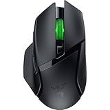 Razer Basilisk V3 X HyperSpeed Customizable Wireless Gaming Mouse: Mechanical Switches Gen-2-5G Advanced 18K Optical Sensor - Chroma RGB 9 Programmable Controls 535 Hr Battery Classic Black