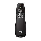 Logitech Wireless Presenter R400, PowerPoint Clicker with Laser Pointer, Wireless Presentation Clicker Remote