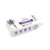 Best Pet Supplies Pet Wipes for Dogs - Dog Wipes Cleaning Deodorizing, for Coats, Ears, Paws - Calming Lavender, Aloe Vera, 100 Count