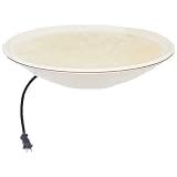 Allied Precision Industries API 600 20-Inch Diameter Heated Bird Bath Bowl (no stand), Light stone color