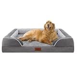 Comfort Expression Orthopedic Dog Bed for Extra Large Dogs with Bolster