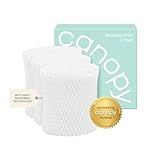 Canopy Original Bedside Humidifier Filters, Replacement Filters - Compatible with Canopy Bedside Humidifiers, Made with Wood Pulp, Paper Filter, Replace Every Six Weeks - Pack of 3