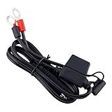 Battery Tender Ring Terminal Harness Accessory Cable - 18 inch Cord Adapter with SAE Quick Disconnect - Easy Quick Convenient for Motorcycles, Cars, ATVs and More - 081-0069-6