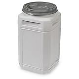 Mighty Tuff Airtight Dog Food Storage Container – 13 Gal, up to 54 lb Capacity – Cat and Dog Food Container with Twist Lid & Handles – BPA-Free, Made in USA