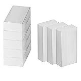 MANCHAP 8 PCS 1 x 2 x 4 Inch Aluminum Solid Flat Bar, 25 x 50 x 100 mm Aluminum Bar, 6061 General Purpose Plate, T6511 Solid New Mill Stock