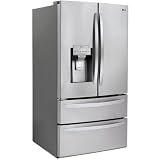 LG LMXS28626S 28 Cu. Ft. Stainless Steel 4-Door French Door Refrigerator