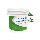 ClearView Bromine Tablets 1" Brominating Tablets for Spas Hot Tubs, 5 Lbs