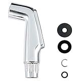 Awelife Universal Fit Sink Spray Attachment, Kitchen Side Sprayer Head, Pull Out Spray Head, Faucet Sprayer Replacement, Chrome