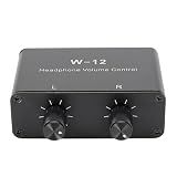 3.5mm 6.35mm Stereo Volume Controller, Audio Volume Control Attenuator, 1/4 Inch 1/8 Inch Inline Volume Control Headphones Volume Attenuator for Interference Isolation