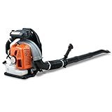 65CC Backpack Gas Powered Leaf Blower 884 CFM 3.8 HP 2-Cycle Grass Lawn Blower Air Cooling, Low Vibration and Ergonomic Design for Outdoor Gard Yard Cleaning and Snow Removal